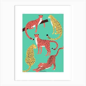 Cheetah in the Wild Art Print