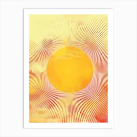 Sun Rays 1 Art Print