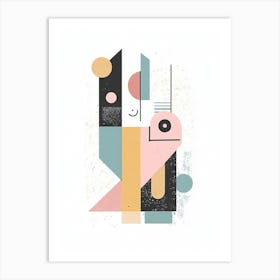 Abstract Geometric Shapes 8 Art Print