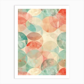 Abstract Watercolor Pattern 4 Art Print