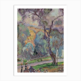 Park View From San Remo, 1913, By Magnus Enckell Art Print