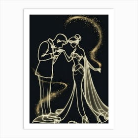 Fairytale Wedding Art Print