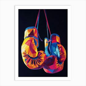 Boxing Gloves Art Print