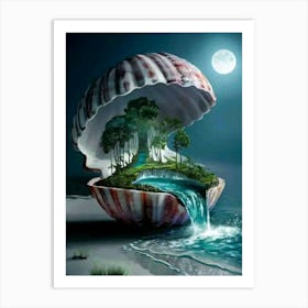 Island In The Shell Art Print