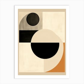 Geometric Reveries; Bauhaus Dreamscape Art Print