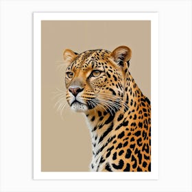 Leopard Gaze Art Print