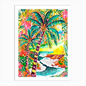 Hawaiian Sunset Art Print