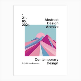 Abstract Design Archive Poster 44 Art Print