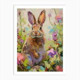 Beveren Rabbit Painting 2 Art Print