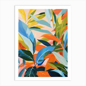 Tropical Leaves 37 Art Print