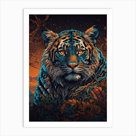 Tiger 18 Art Print