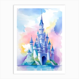 Disney Castle 2 Art Print