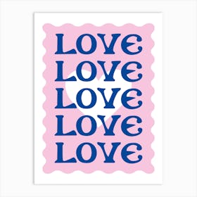 Love Stamp Art Print