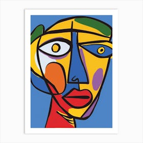 Face Of A Woman 104 Art Print