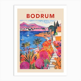 Data Set 41 Fauvist Travel Poster Art Print