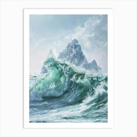 Ocean Waves 11 Art Print