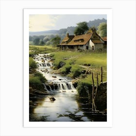 Country Stream Art Print