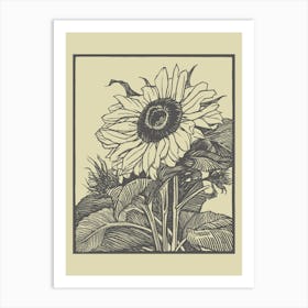 Sunflower Art Print