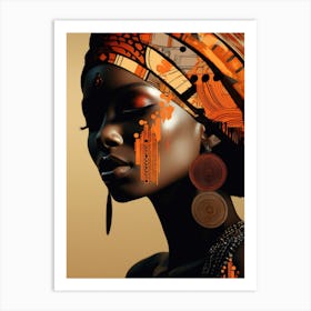 African Beauty 2 Art Print
