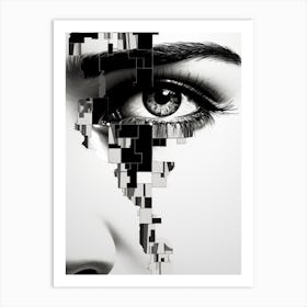 Woman'S Eye Art Print