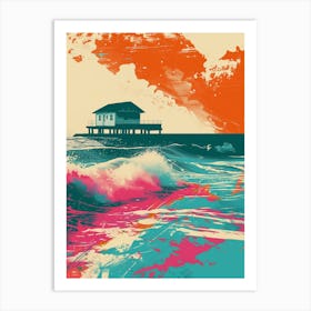 House On The Beach 4 Art Print