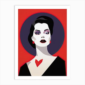 Dracula Woman Art Print