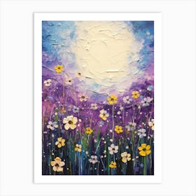 Moonlight Meadow Art Print