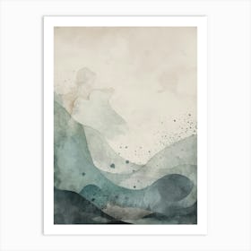 Wave Splashes Art Print