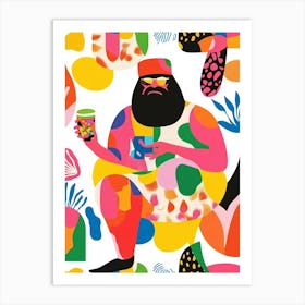 Man With A Beard 7 Art Print