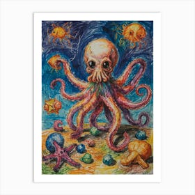 Octopus 13 Art Print