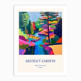 Colourful Gardens Muttart Conservatory Canada 1 Blue Poster Art Print