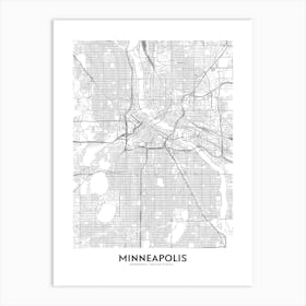 Minneapolis Art Print