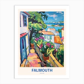 Falmouth England 2 Uk Travel Poster Art Print