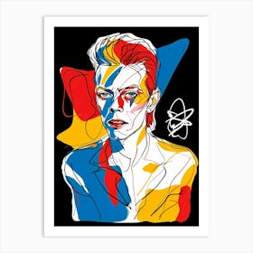 Stardust Spectrum: A Tribute to Bowie II Art Print