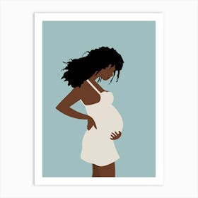 Respect Pregnant Woman Art Print