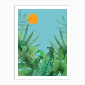 Tropical Leaves 6 Art Print