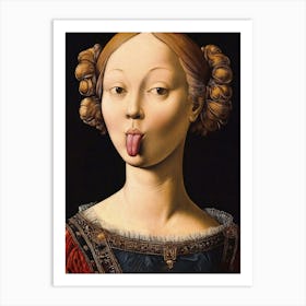 Insolent Lady Art Print