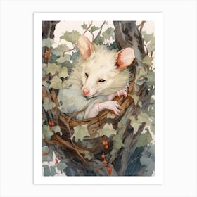 A Realistic And Atmospheric Watercolour Fantasy Character 5 Art Print