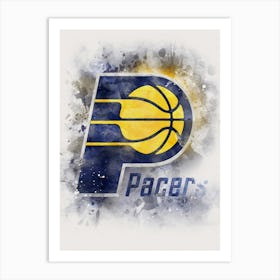 Indiana Pacers Paint Art Print