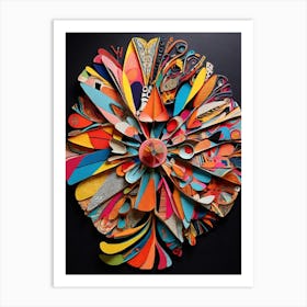 Paper Flower Art Print