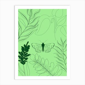 Green breeze Art Print