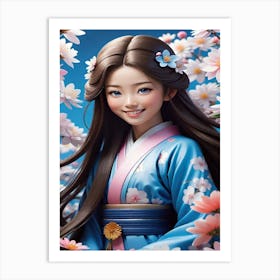 China Girl Art Print