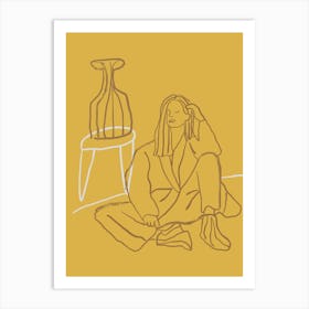 Portrait Of A Woman 3 Art Print