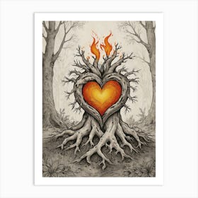 Heart Of The Forest 11 Art Print