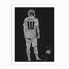 Luka Modric Art Print