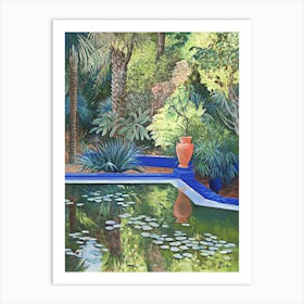 Moroccan Pond Art Print