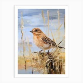 Bird Painting Cowbird 2 Art Print