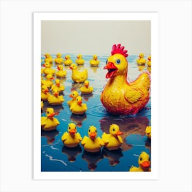 'Yellow Ducks' Art Print