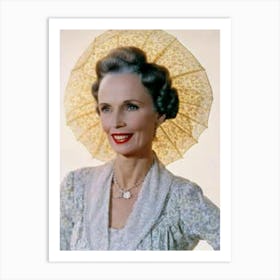 Jessica Tandy Retro Collage Movies Art Print