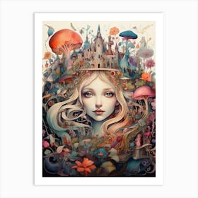 Fairytale Girl Art Print